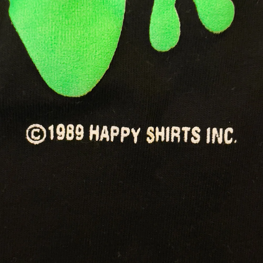 1989 Gecko Tail Flip  Black Beach Tee