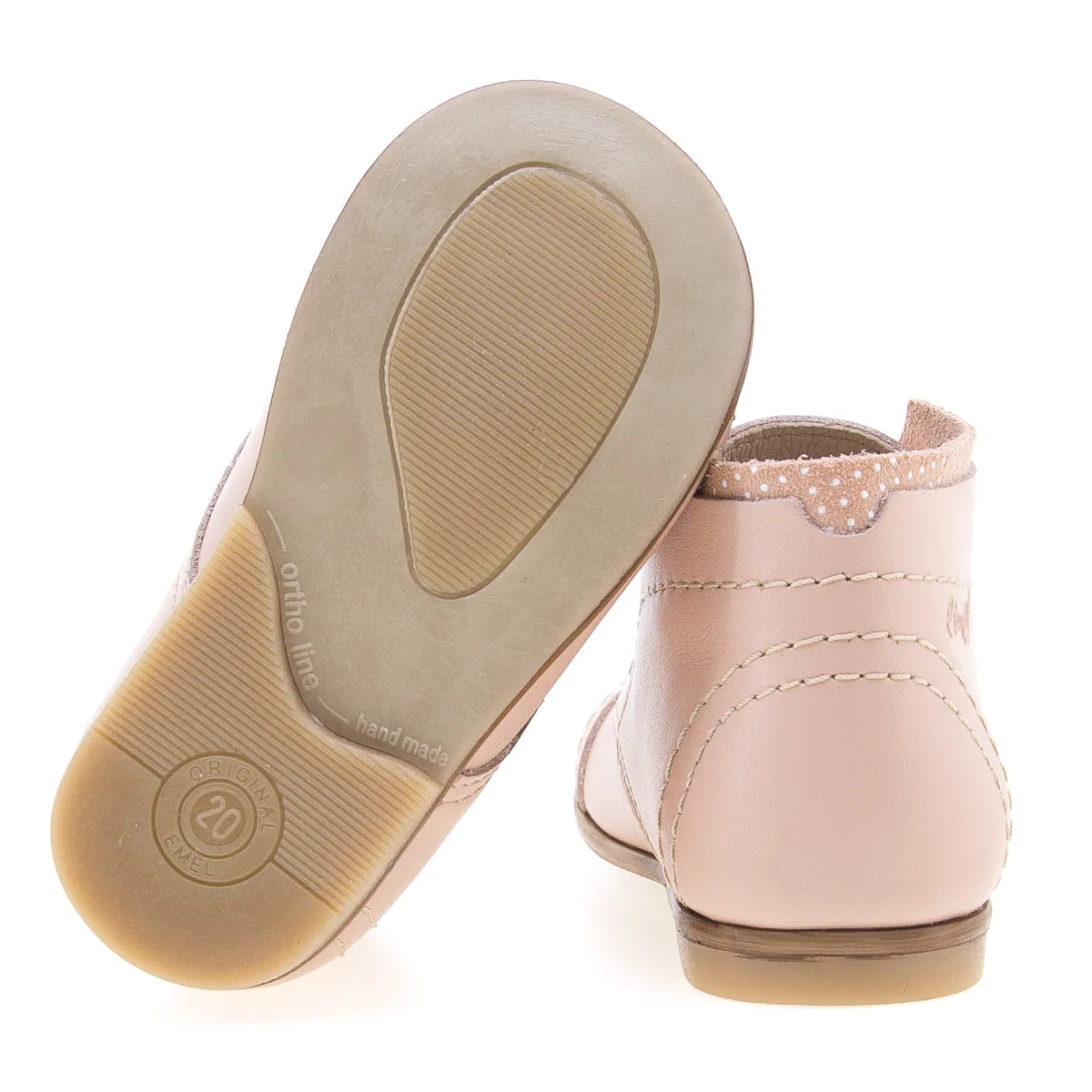 (2438-35) Emel first shoes pink