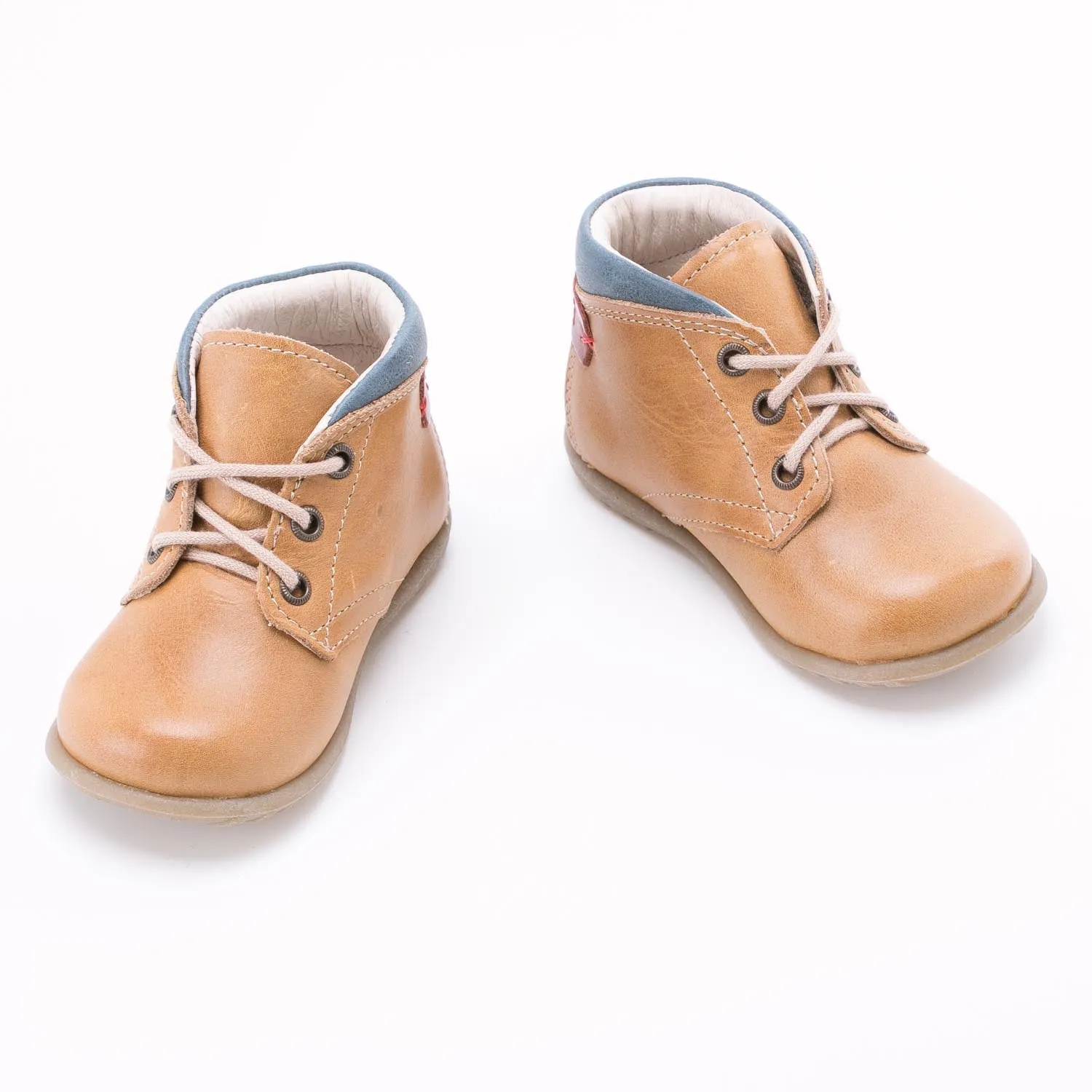 (2440A-3) Emel mustard first shoes