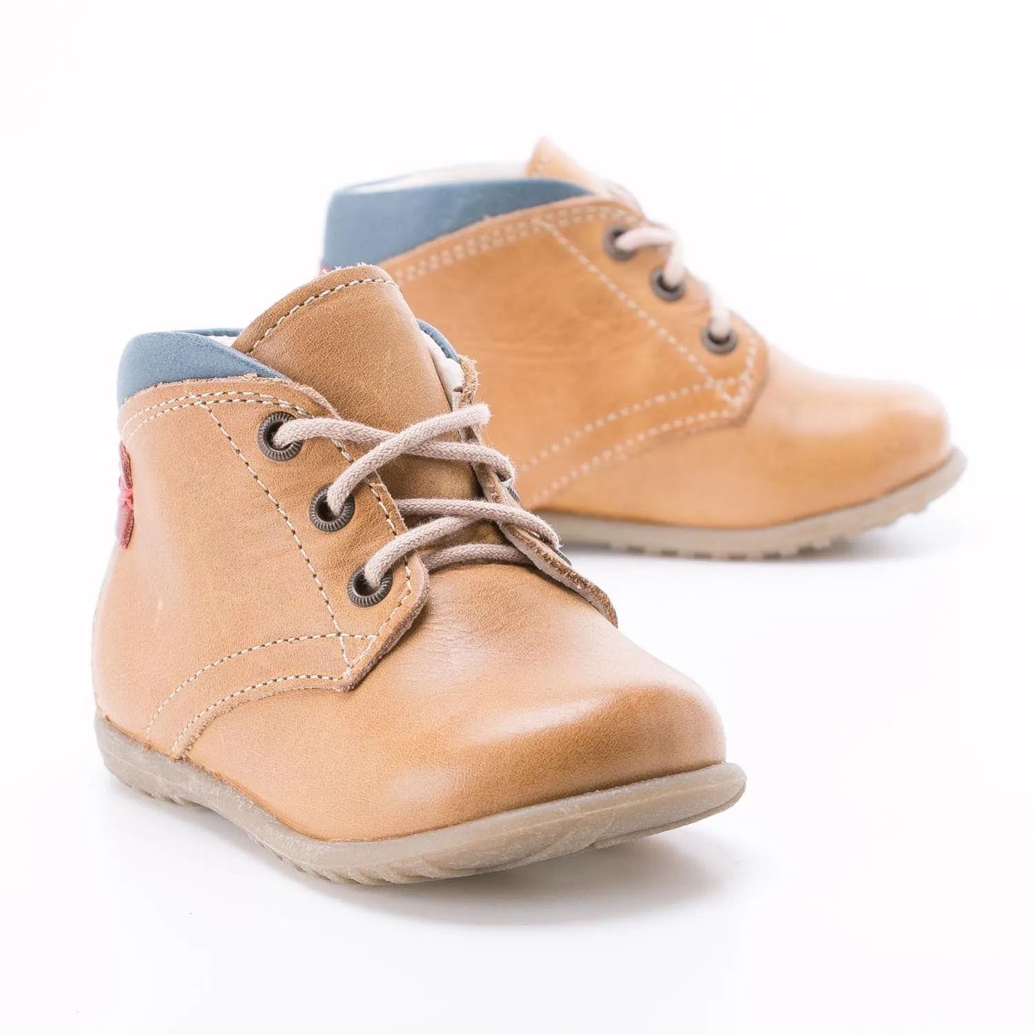 (2440A-3) Emel mustard first shoes