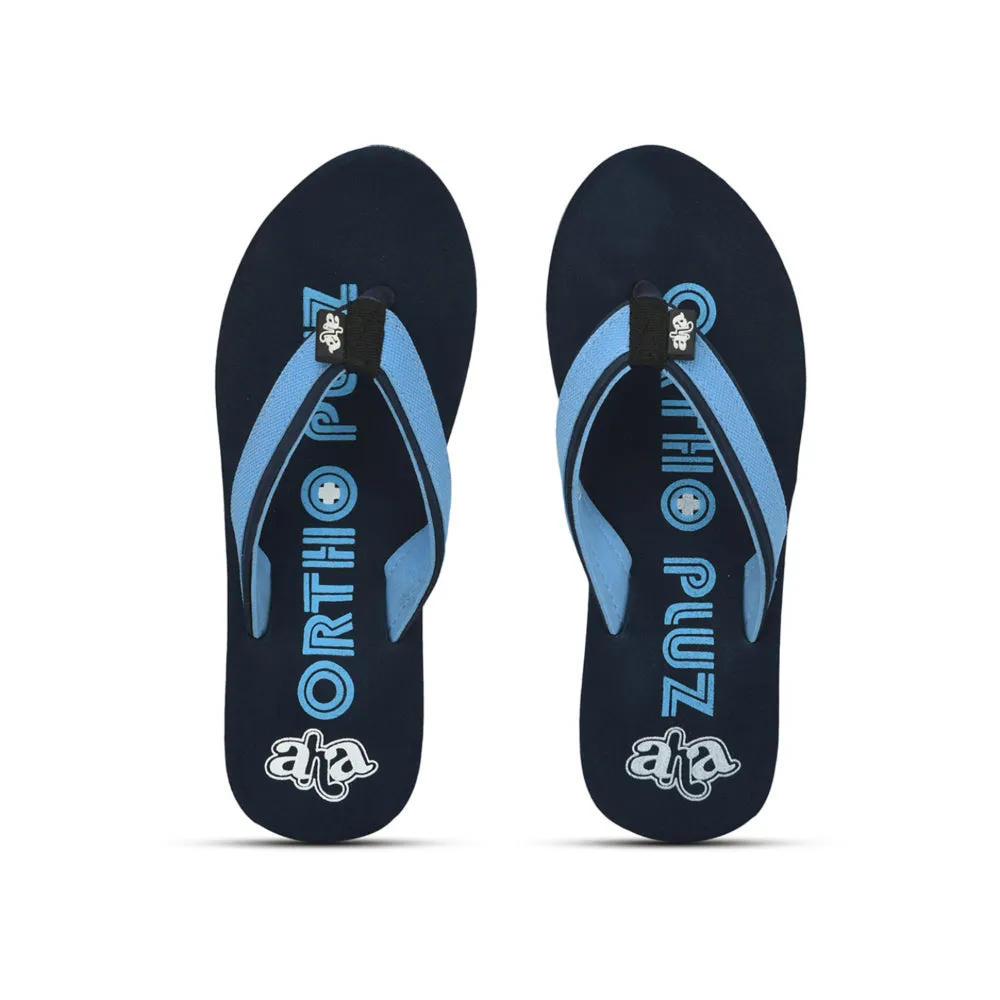 A-HA Casual Blue Flip Flop For Women ORTHO-3 By Liberty