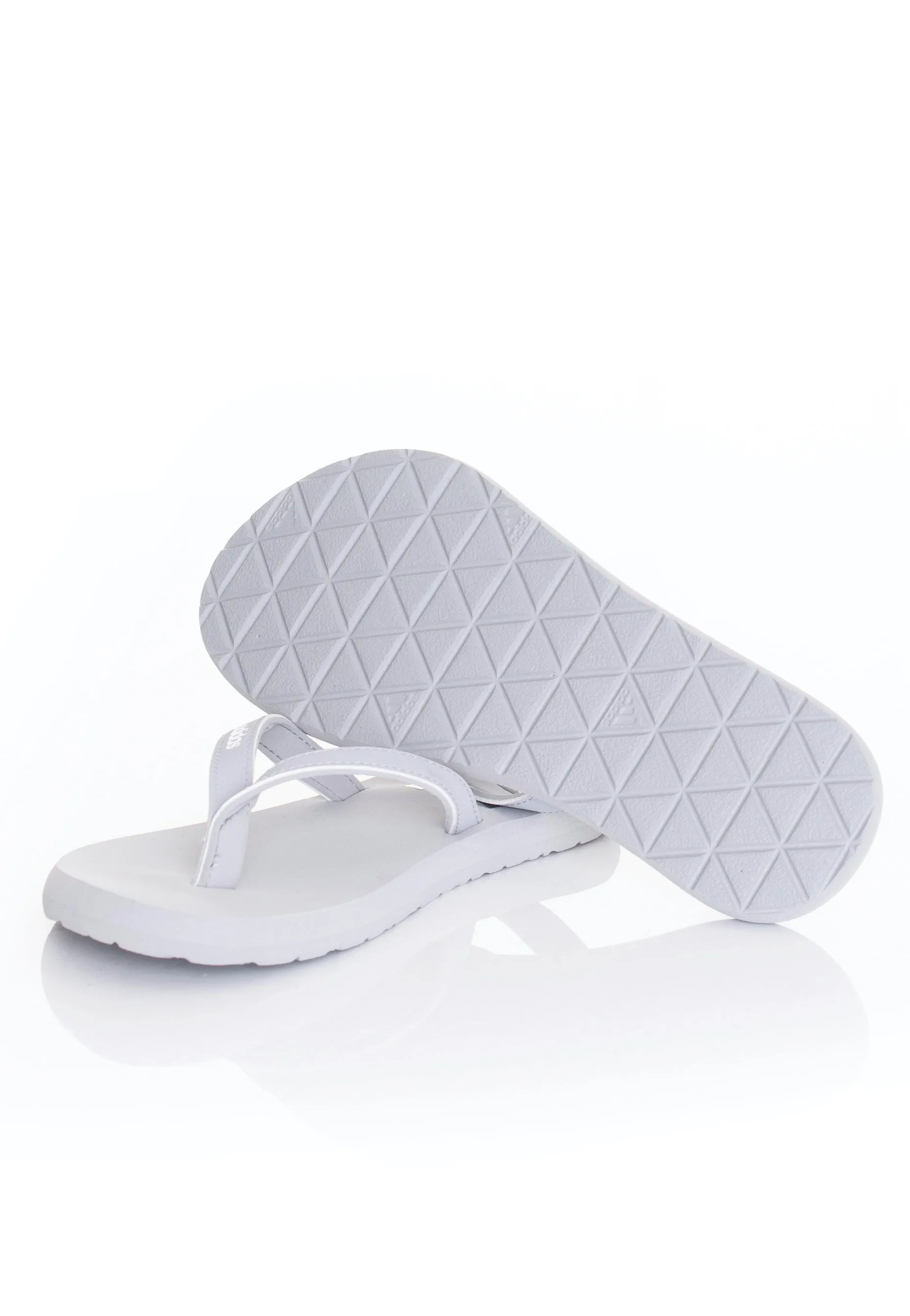 Adidas - Eezay Flip Flop Halo Silver/Iridescent/Ftwr White - Girl Slides