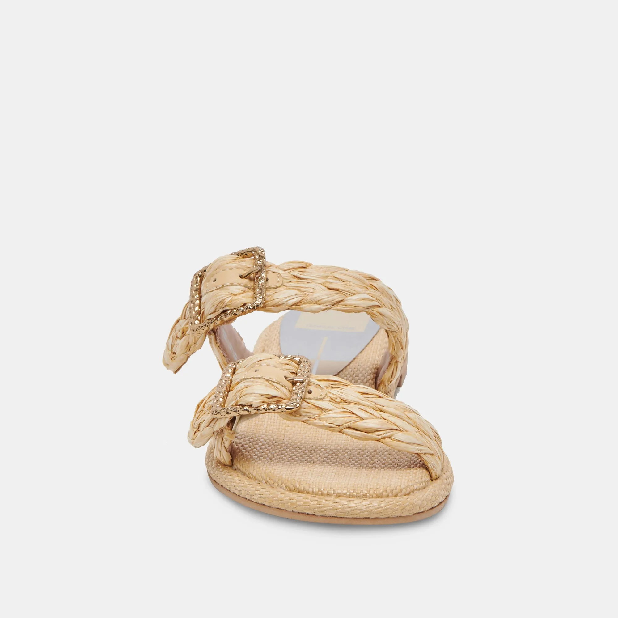 ALAINA SANDALS LT NATURAL RAFFIA - re:vita