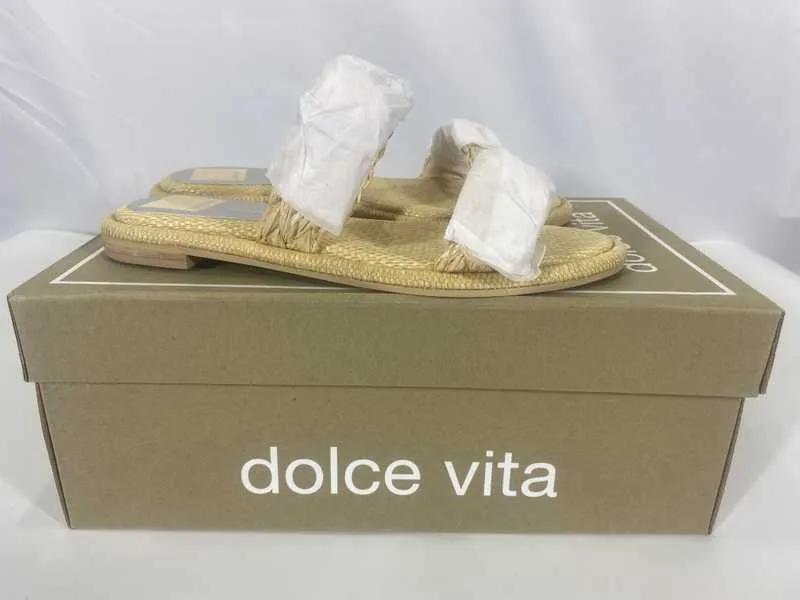 ALAINA SANDALS LT NATURAL RAFFIA - re:vita