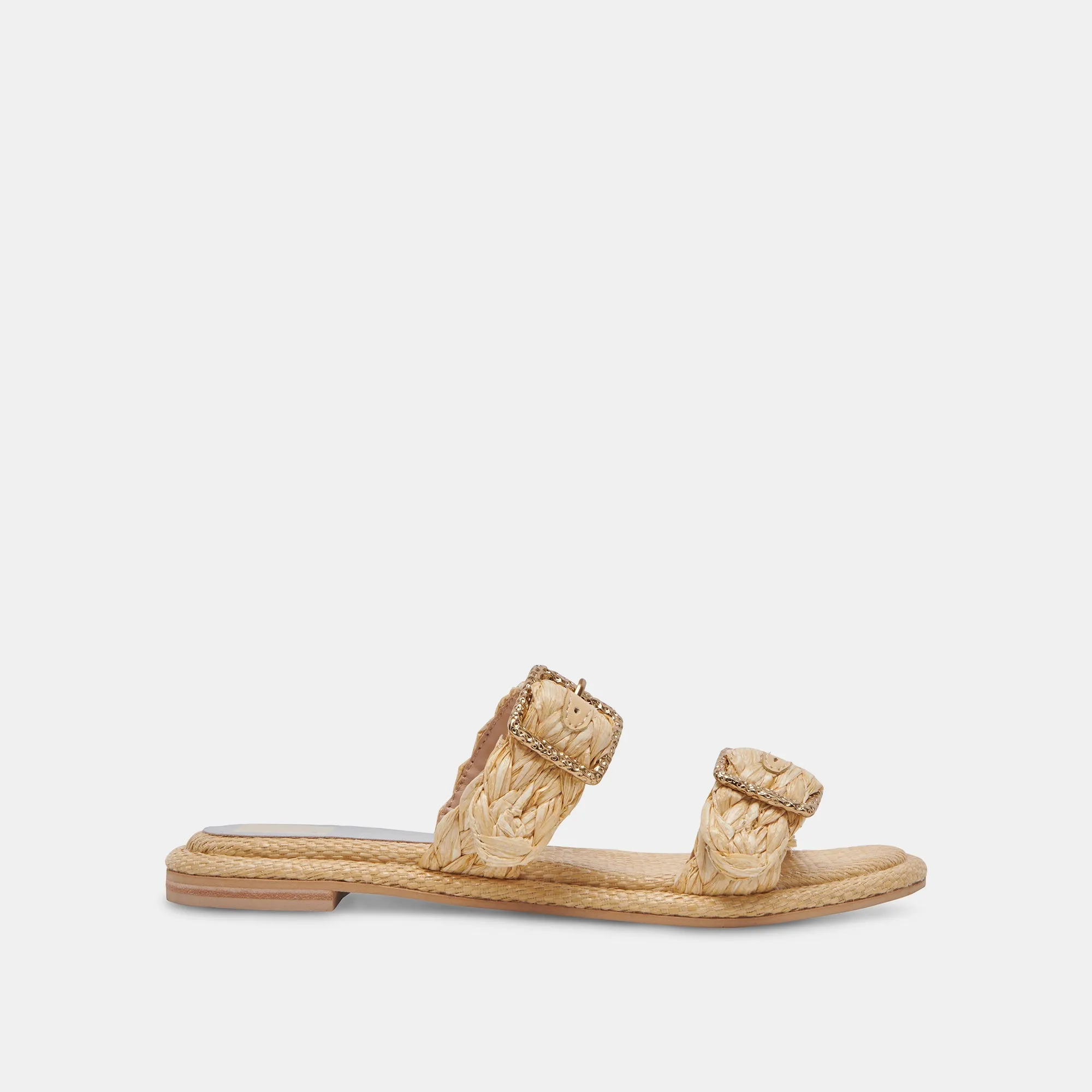 ALAINA SANDALS LT NATURAL RAFFIA - re:vita