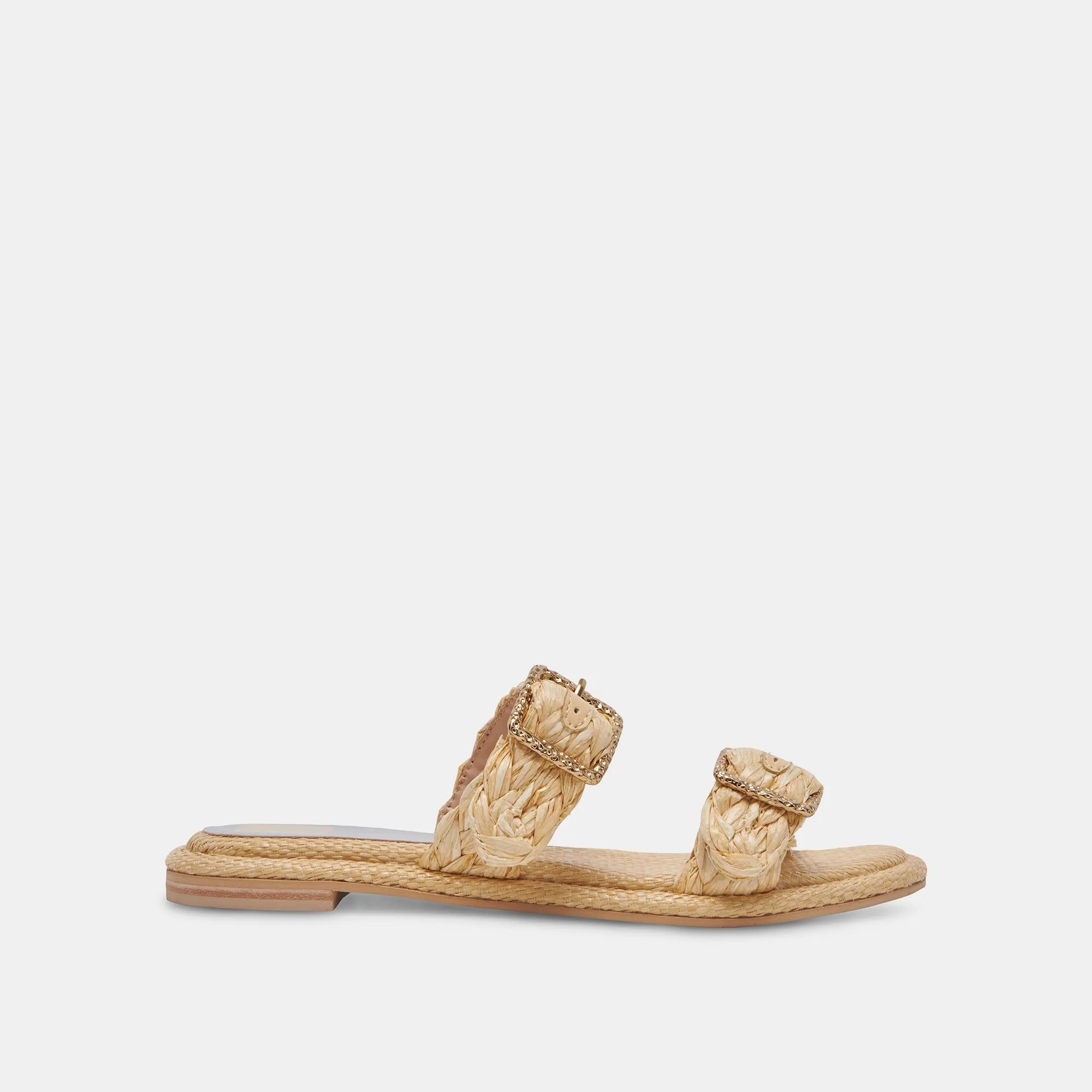 ALAINA SANDALS LT NATURAL RAFFIA