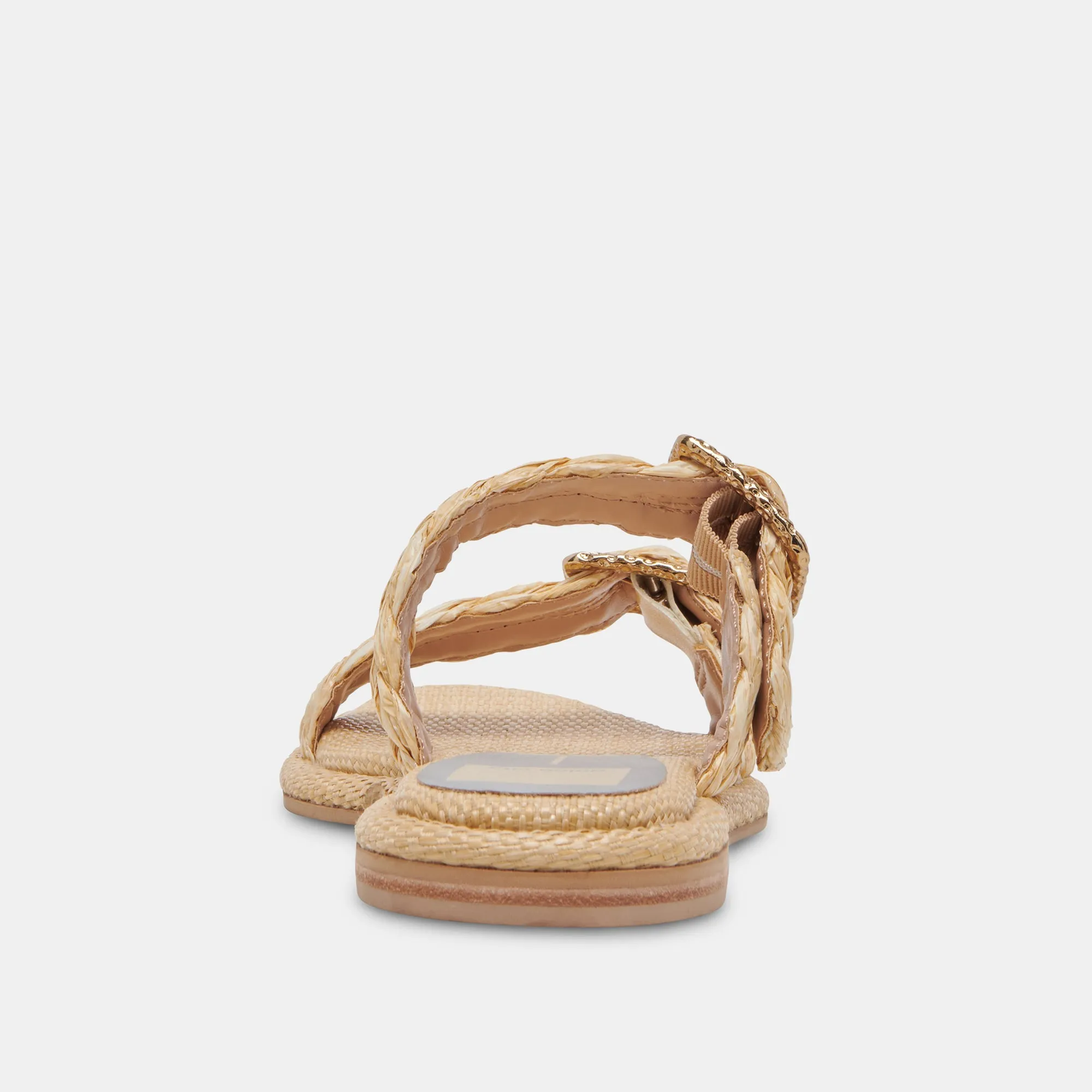 ALAINA SANDALS LT NATURAL RAFFIA