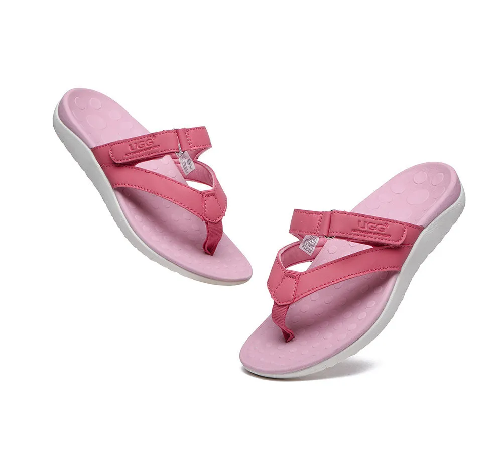 Arch Support Hook And Loop Orthotic Thongs