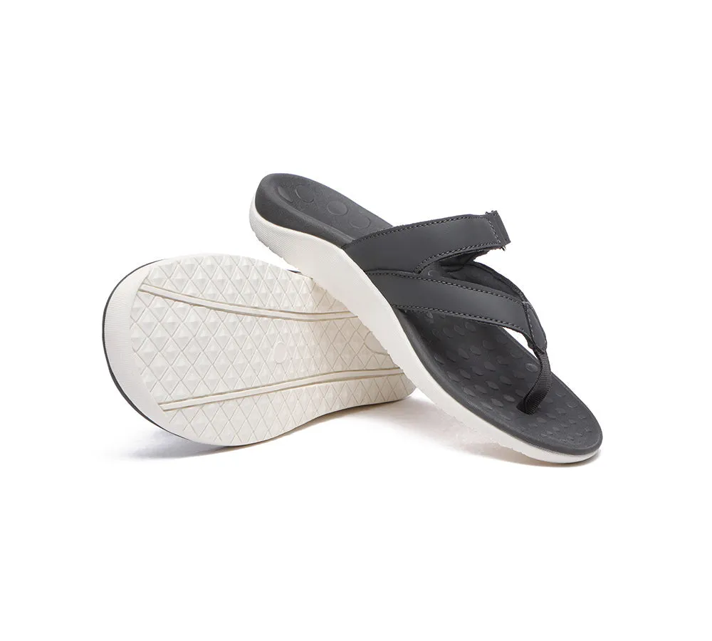 Arch Support Hook And Loop Orthotic Thongs