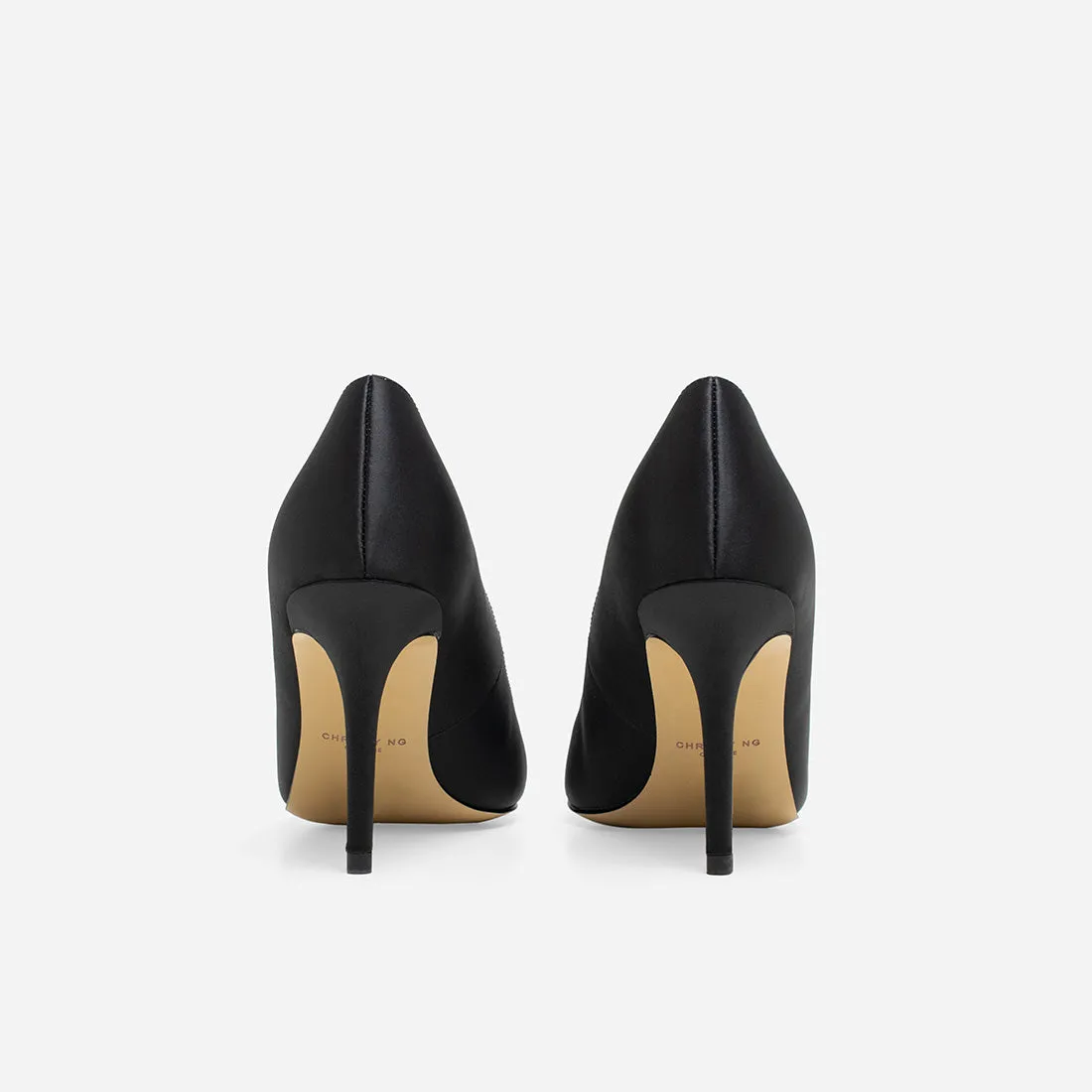 Athena Satin Pumps