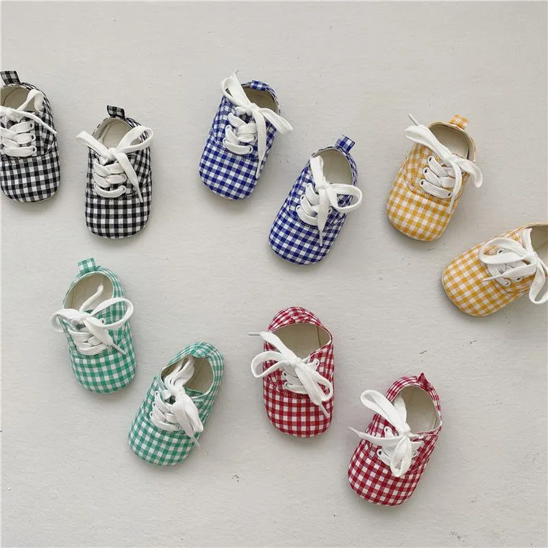 Baby Plaid Shoes