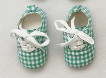 Baby Plaid Shoes