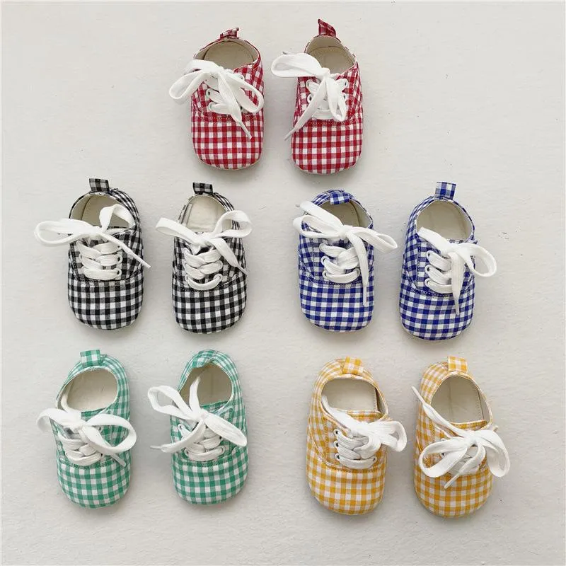 Baby Plaid Shoes