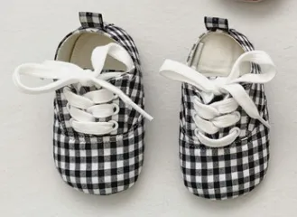 Baby Plaid Shoes