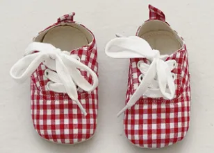 Baby Plaid Shoes