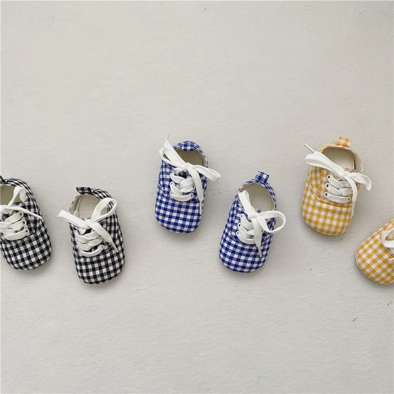 Baby Plaid Shoes