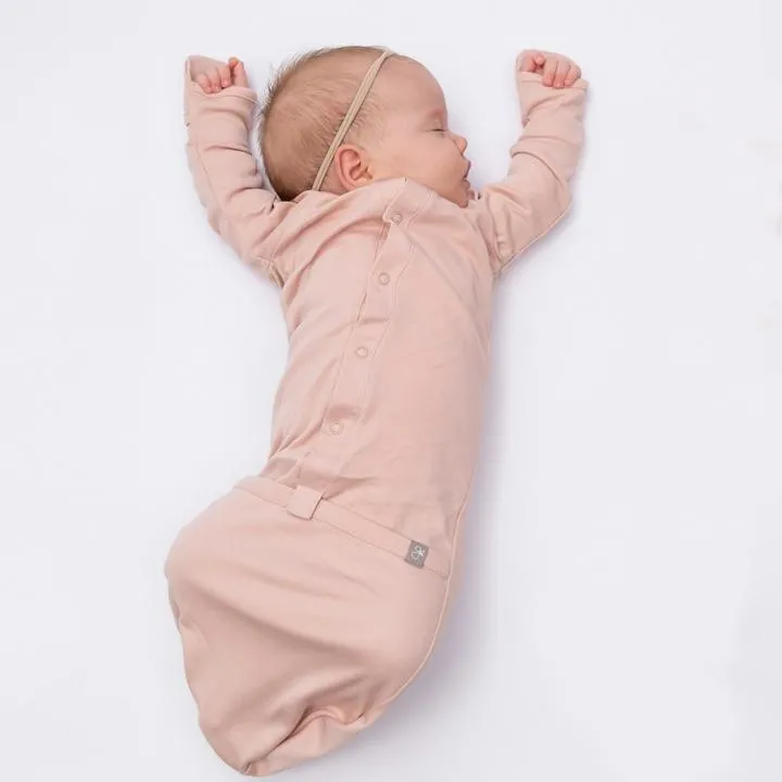 Baby Sleeping Bag / Gown - Dusty Pink