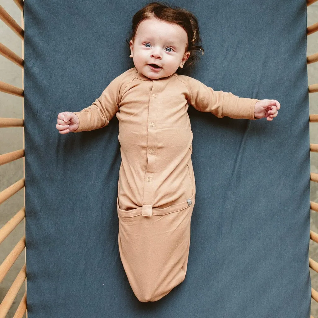 Baby Sleeping Bag / Gown - Sandstone