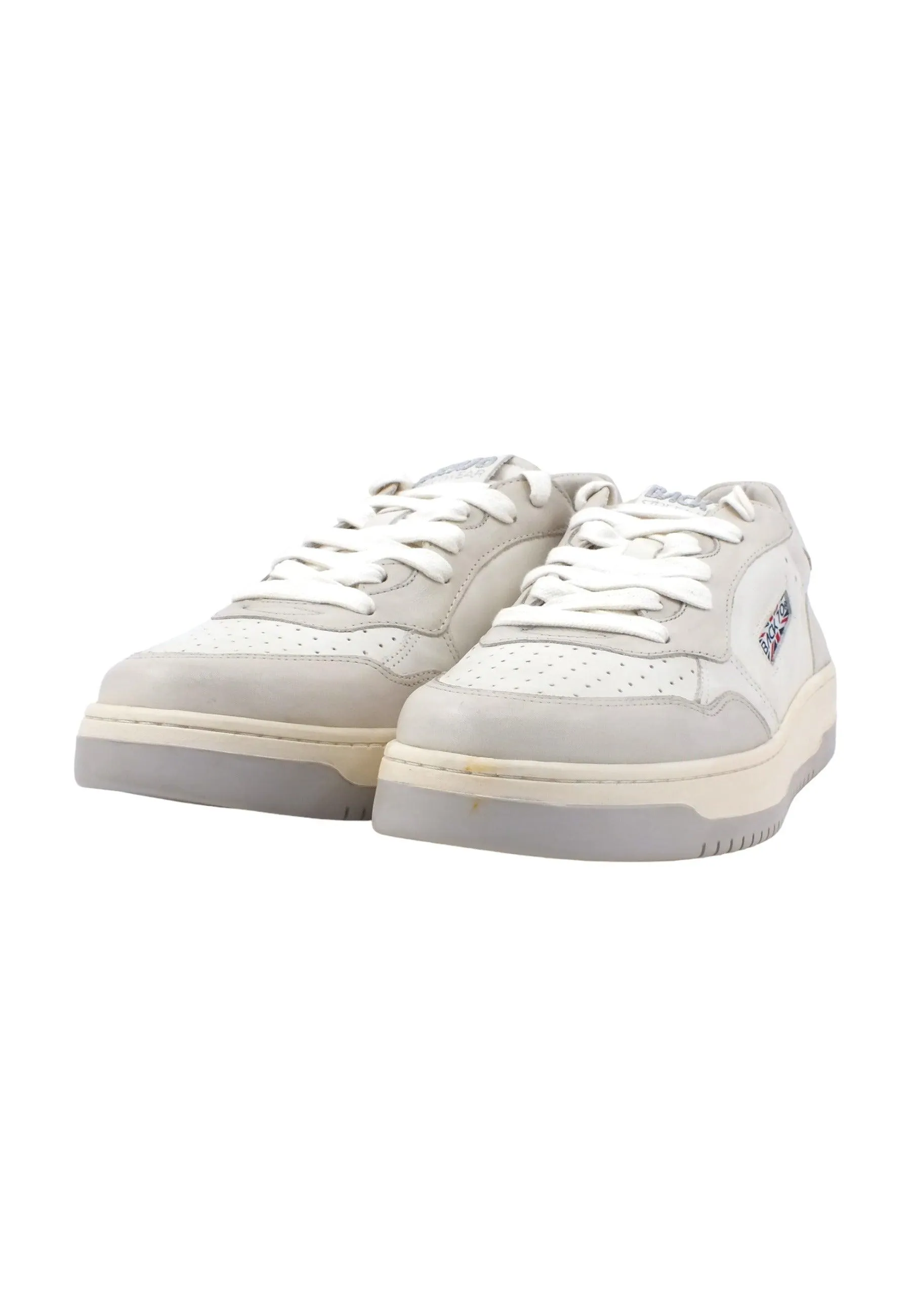 BACK70 Slam Sneaker Uomo White Savana Silicio 108002