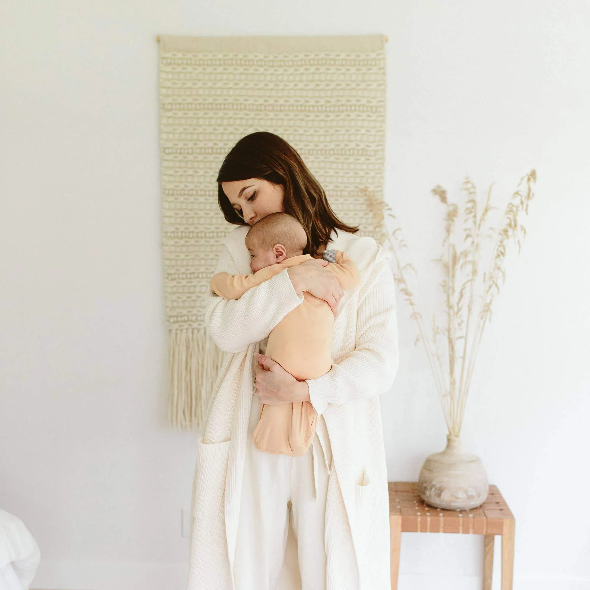 Bamboo & Organic Cotton Sleeping Sack/Gown - Poppy Pink