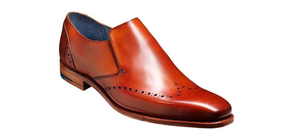 Barker Bourne Slip-on - Rosewood Calf