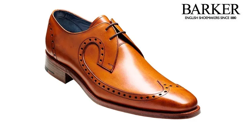 Barker Woody Derby Lace-up - Cedar Calf