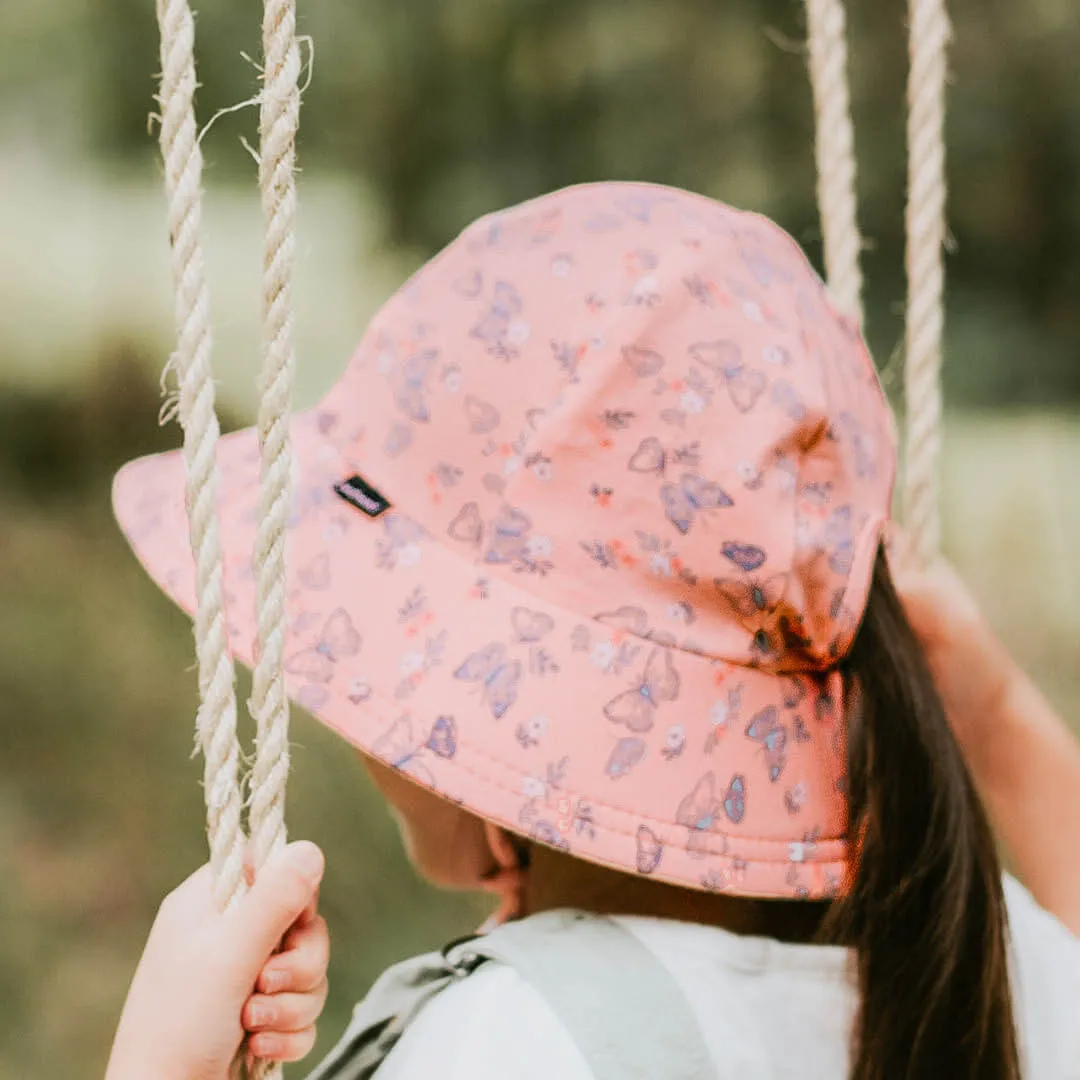 Bedhead Kids Ponytail Bucket Sun Hat UPF50  - Butterfly