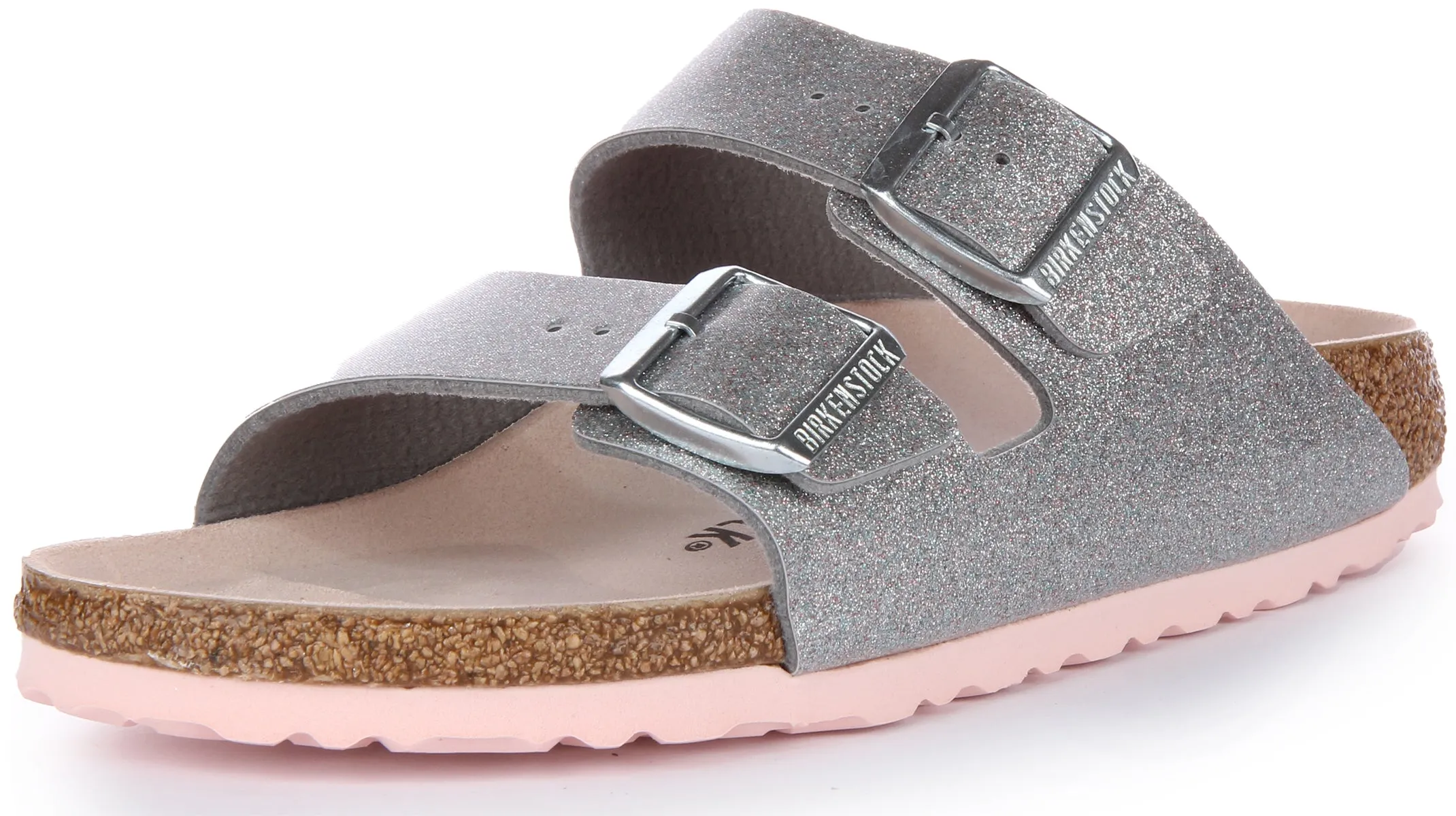 Birkenstock Arizona Bf In Silver | Narrow Fit