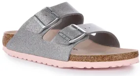 Birkenstock Arizona Bf In Silver | Narrow Fit