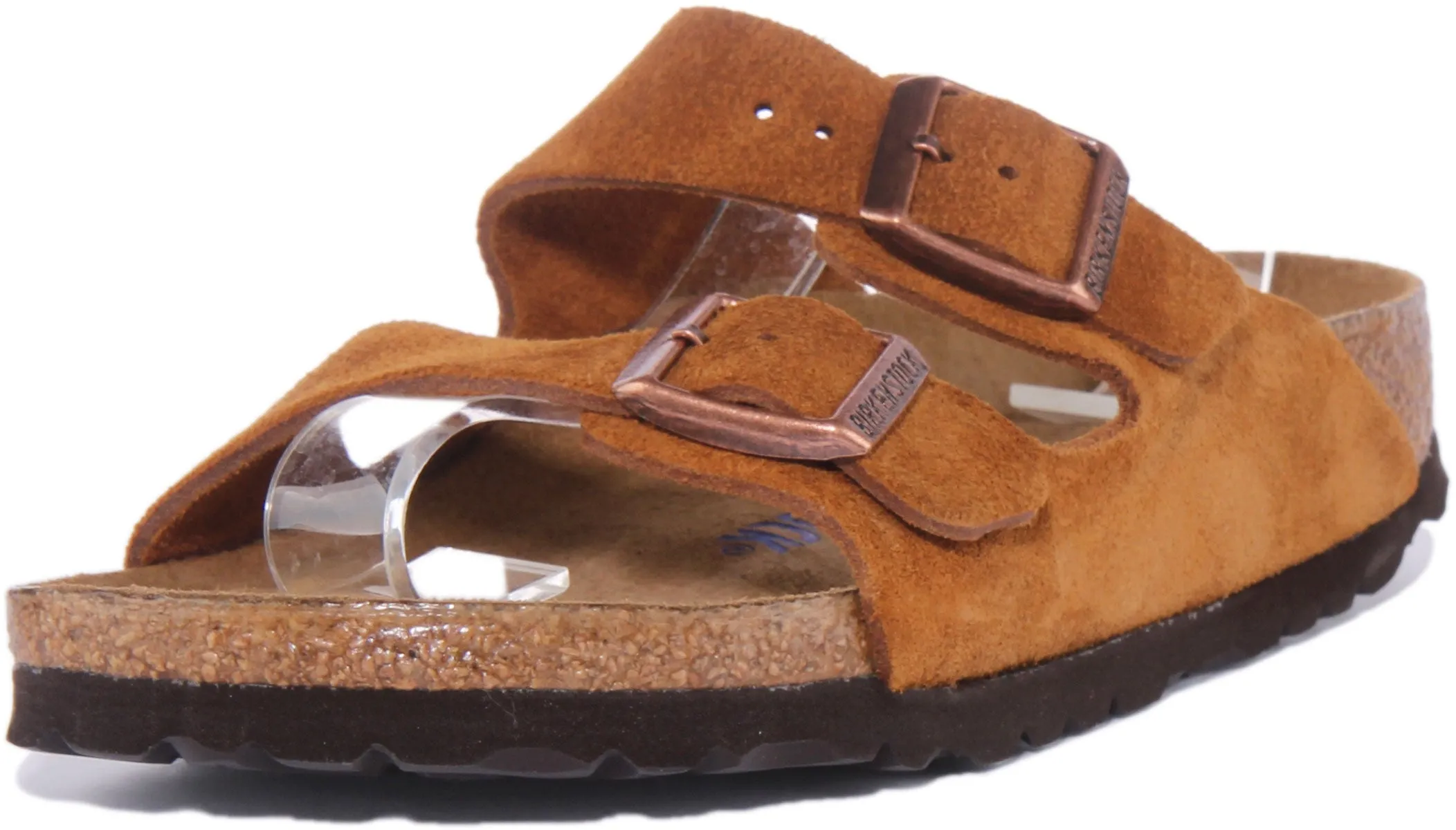 Birkenstock Arizona Sbf In Tan For Women | Narrow Fit