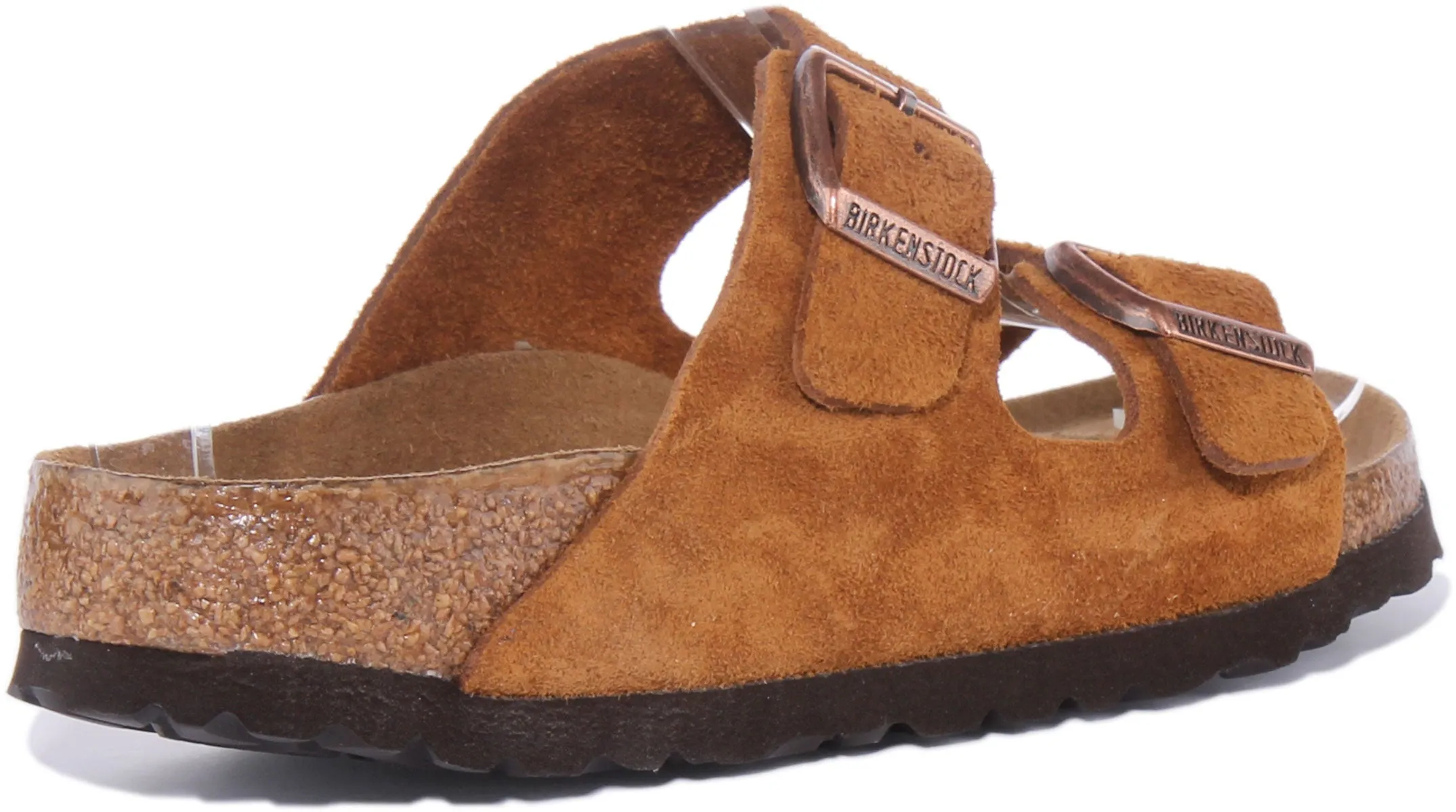 Birkenstock Arizona Sbf In Tan For Women | Narrow Fit