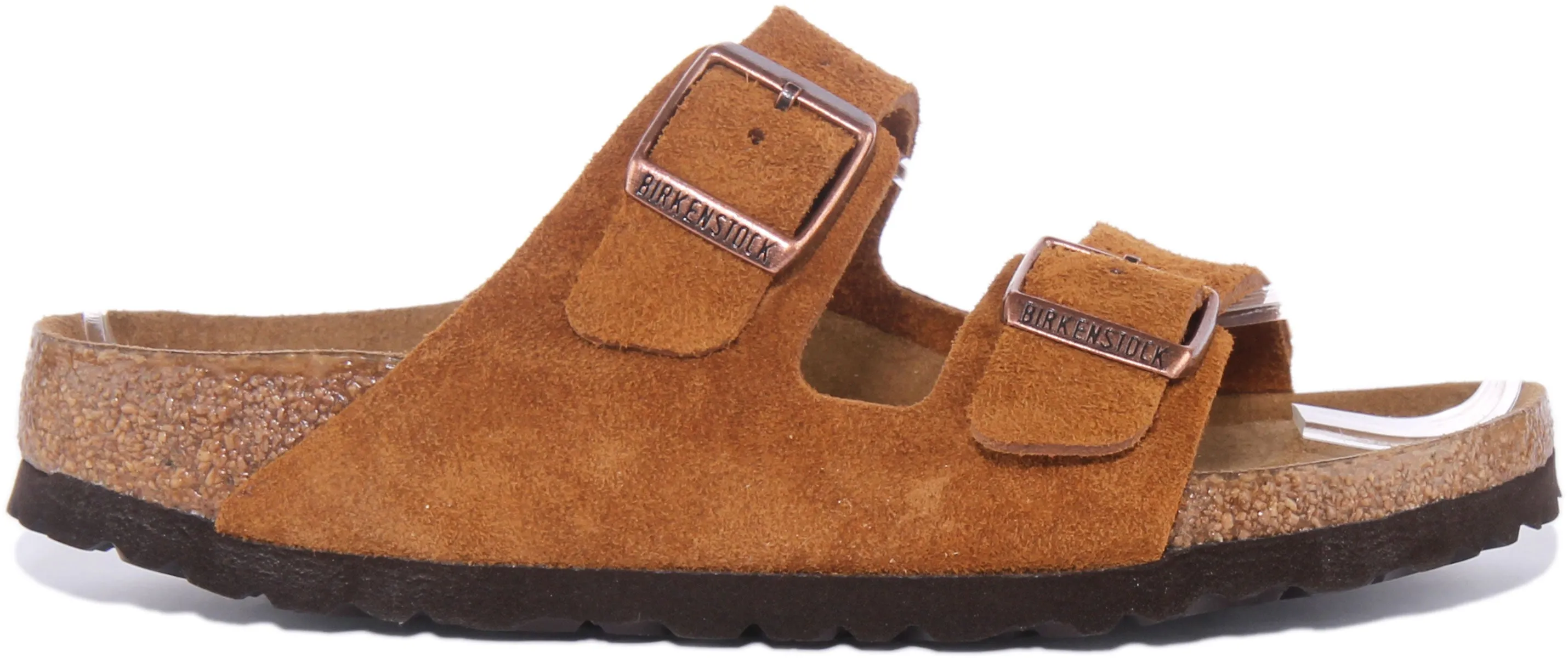 Birkenstock Arizona Sbf In Tan For Women | Narrow Fit