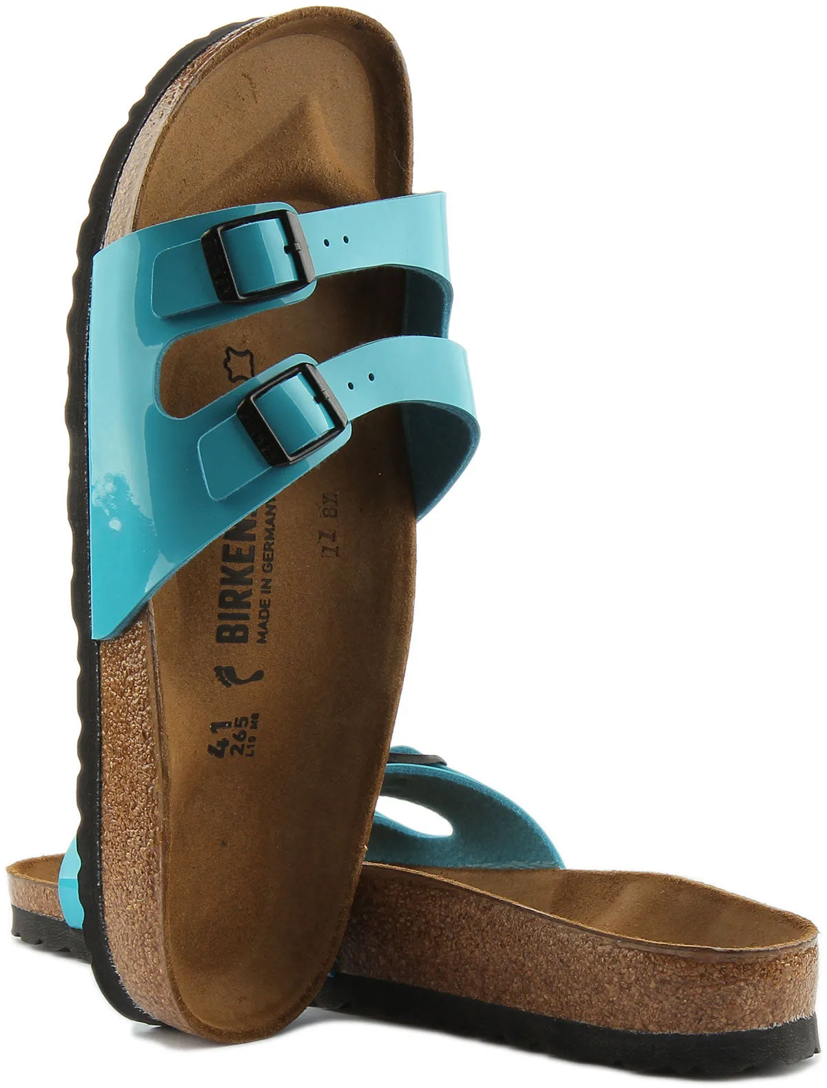 Birkenstock Ibiza In Sea Blue For Women | Narrow Fit