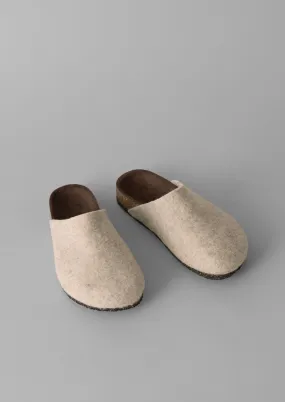 Bosabo Felt Slippers | Oatmeal