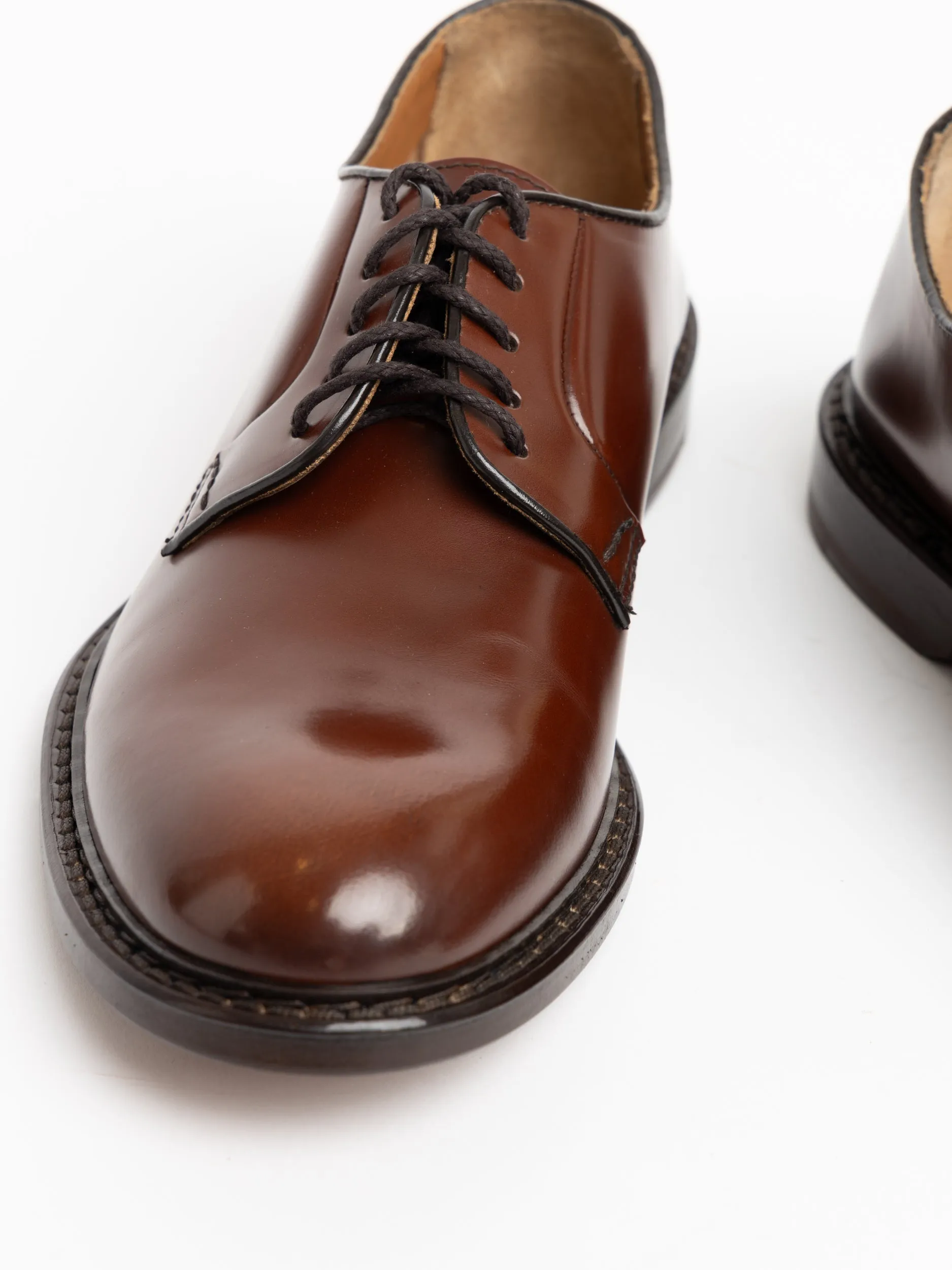 Brown Lace-Up Oxford Shoes