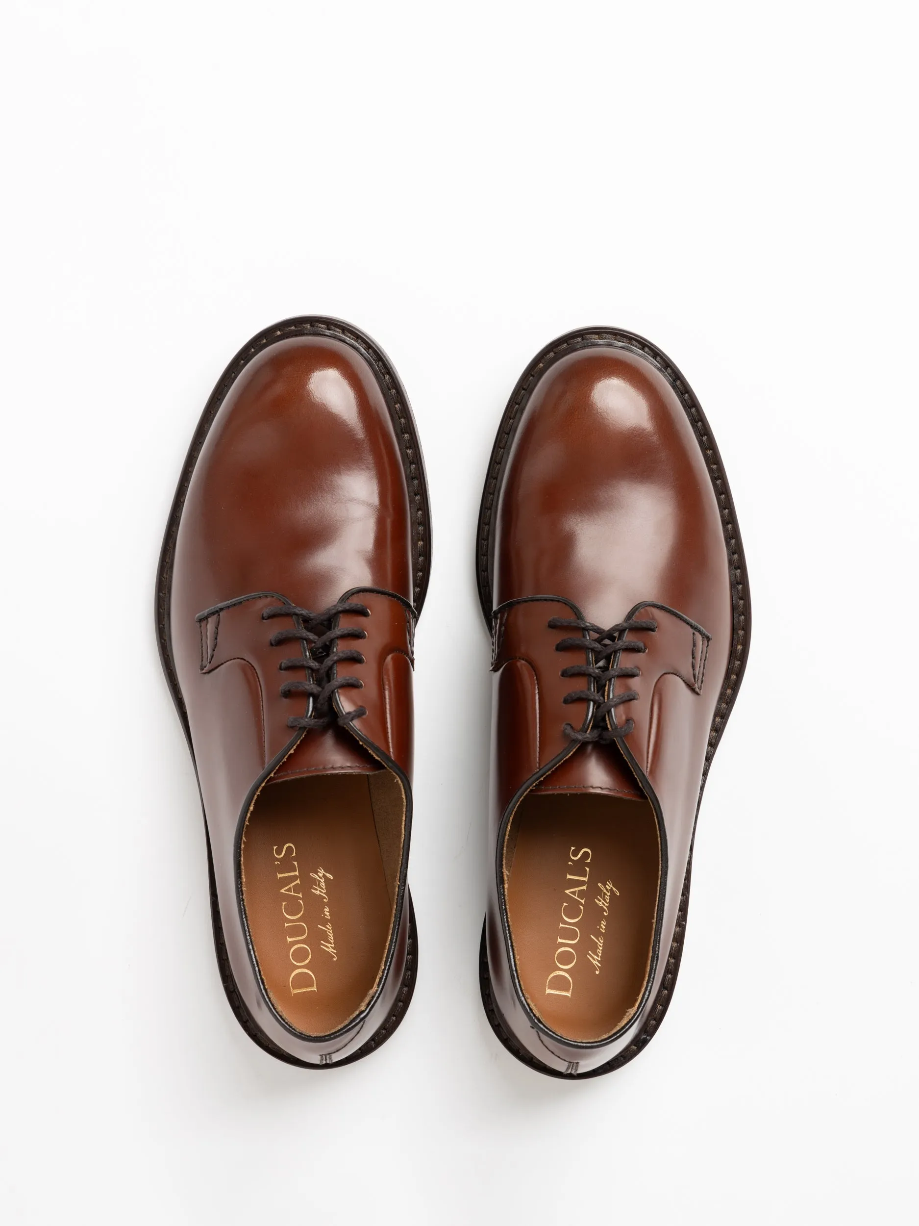 Brown Lace-Up Oxford Shoes