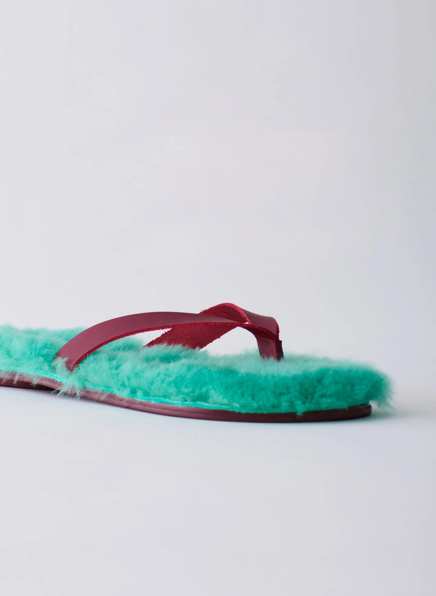 Bryan Shearling Flip Flop