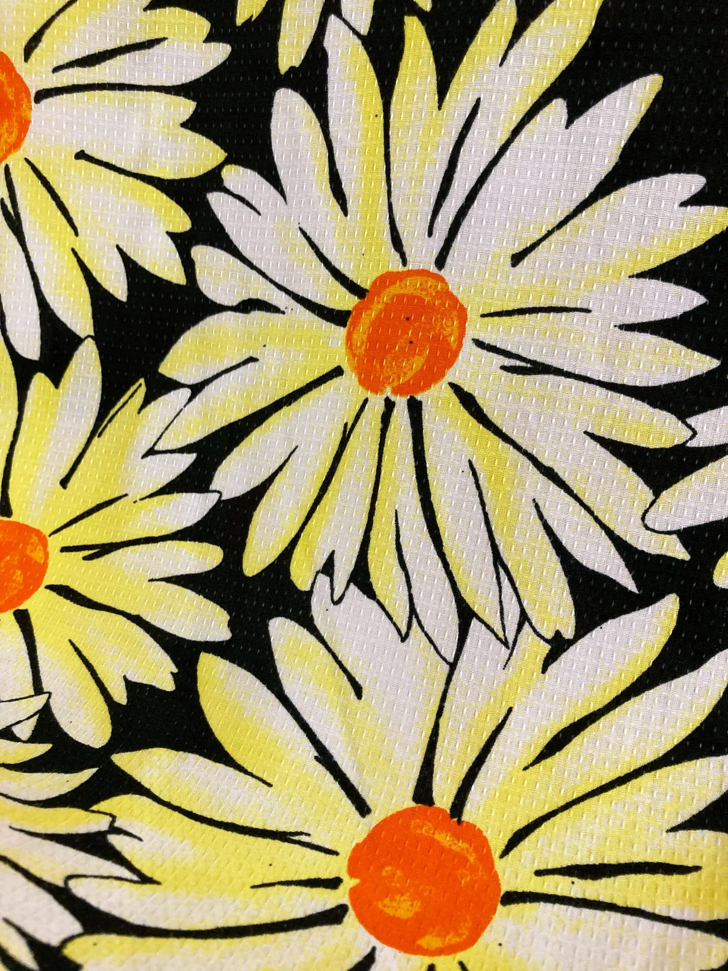 Byblos Blu 1990s yellow and black sunflower print shirt