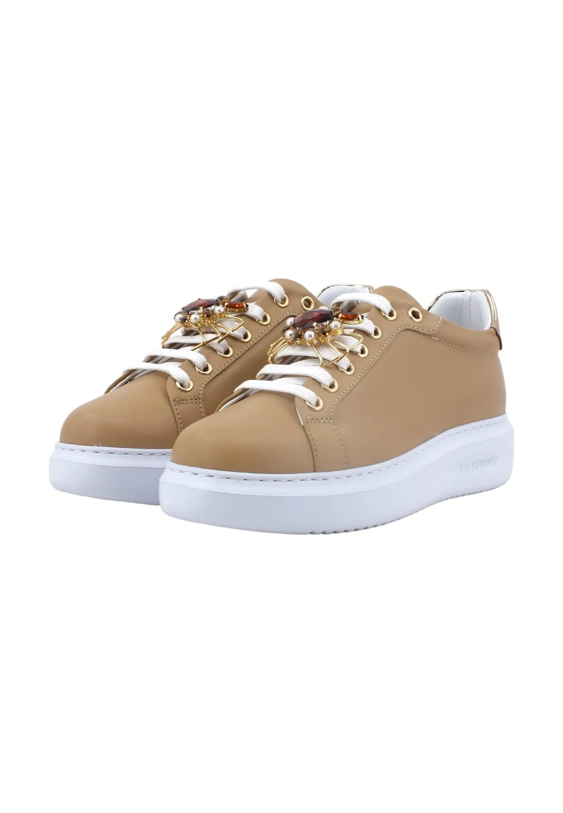 CAFENOIR Sneaker Donna Granchio Beige DE1005