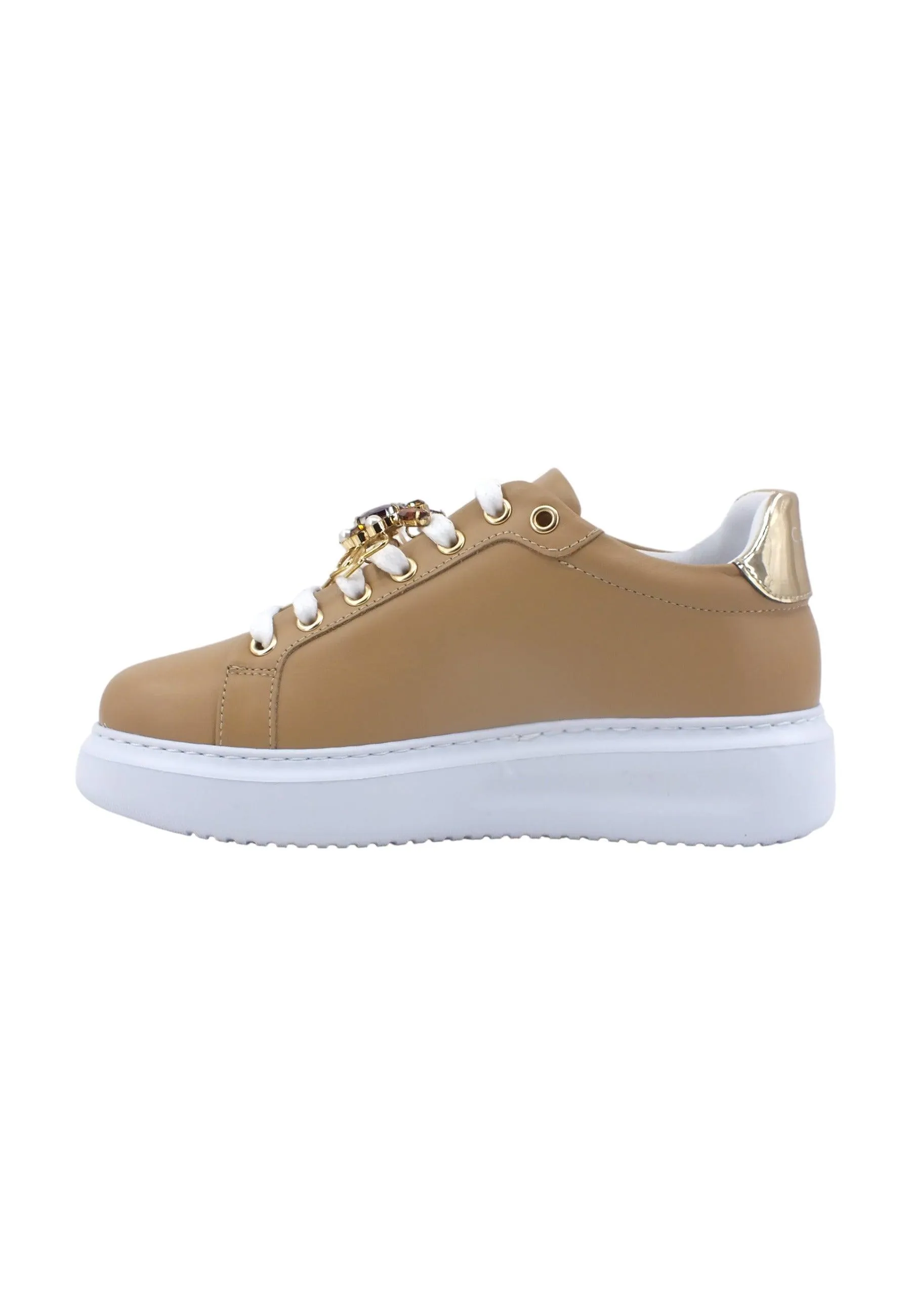 CAFENOIR Sneaker Donna Granchio Beige DE1005