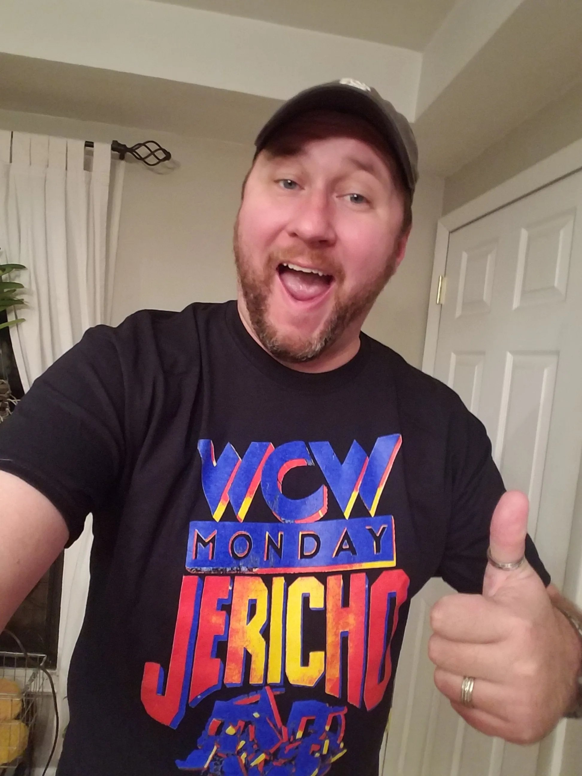 Chris Jericho WCW Monday Night Raw Jericholic Mens Black T-shirt