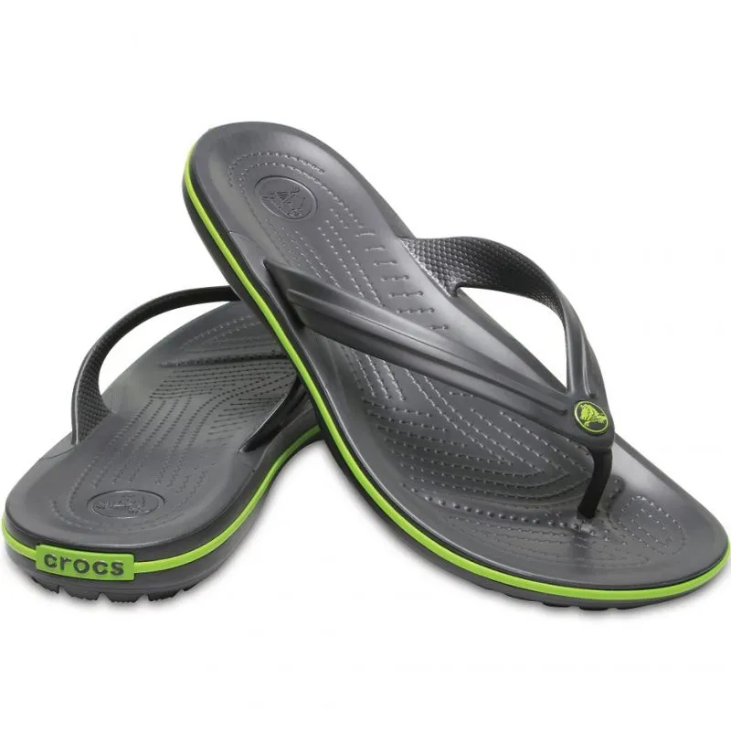 Crocs Crocband Flip-Flop Slippers - Graphite/Green