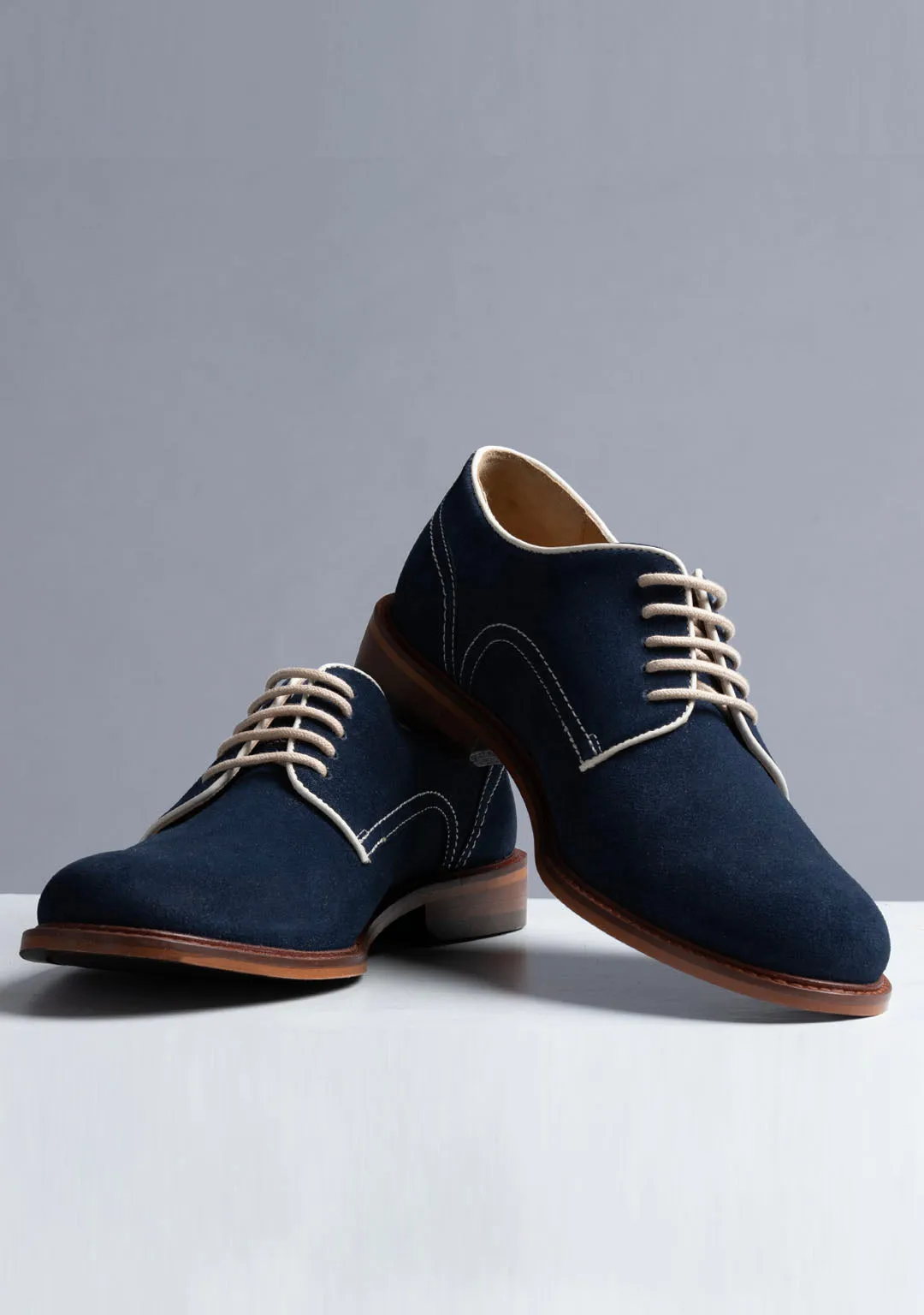 Derby Shoes in Insignia Blue