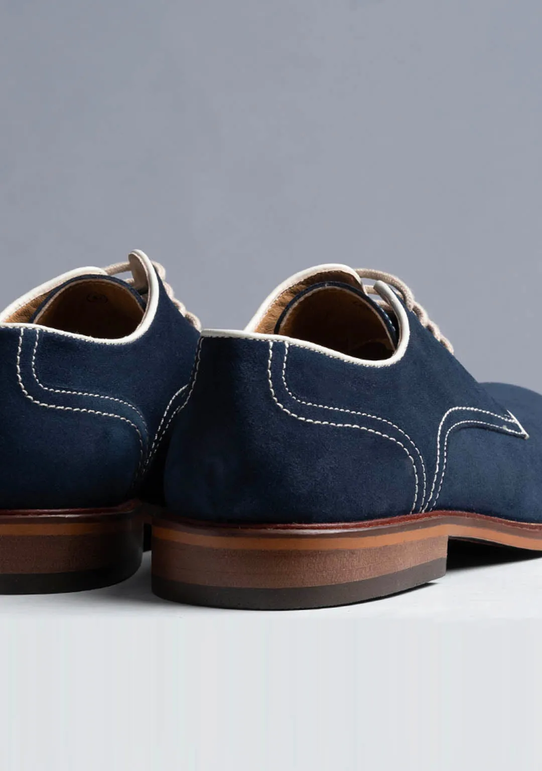 Derby Shoes in Insignia Blue