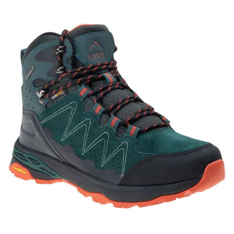 Elbrus Mens Eravica Mid Waterproof Gc Shoes - Green