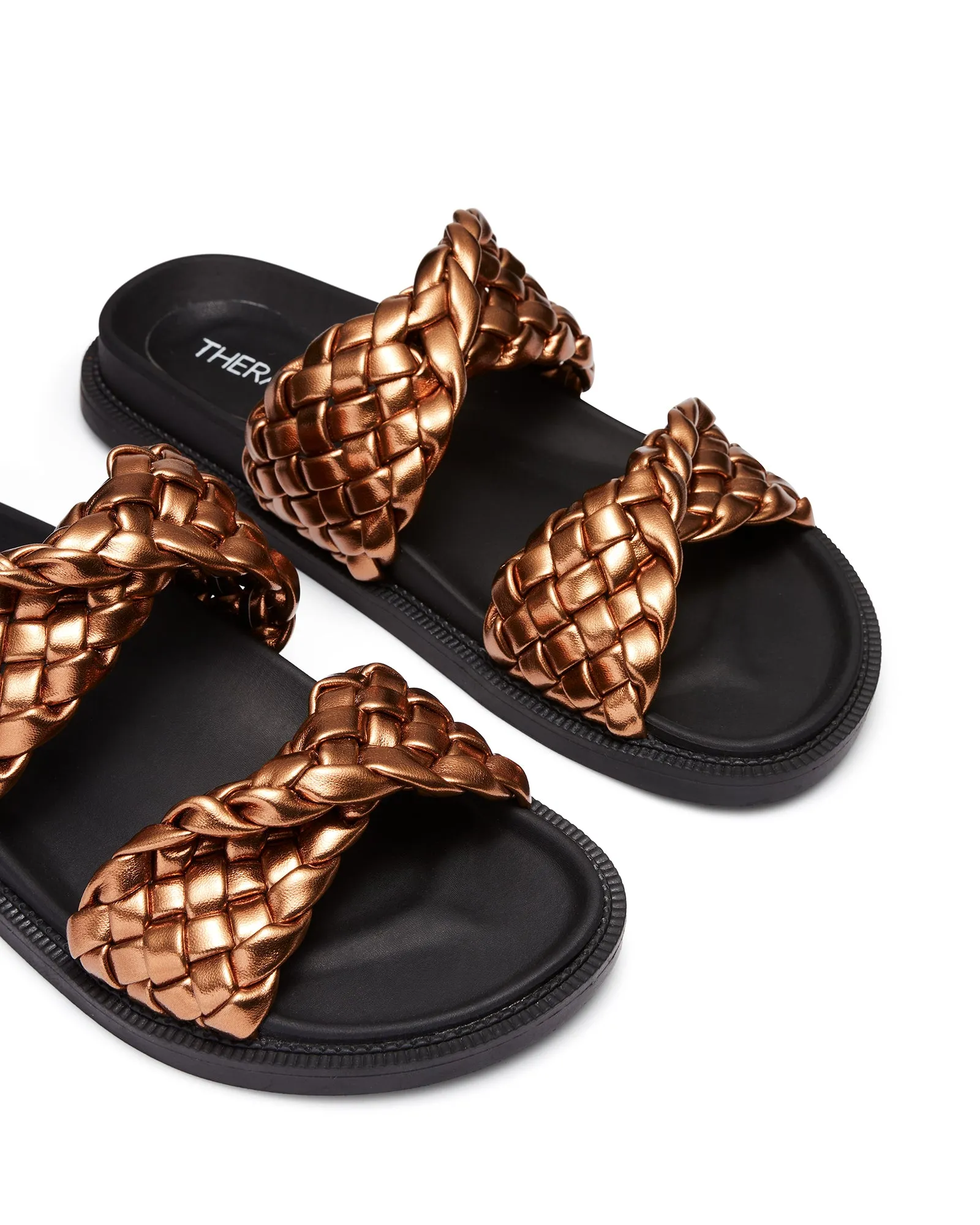 Evil Flat Sandal Bronze