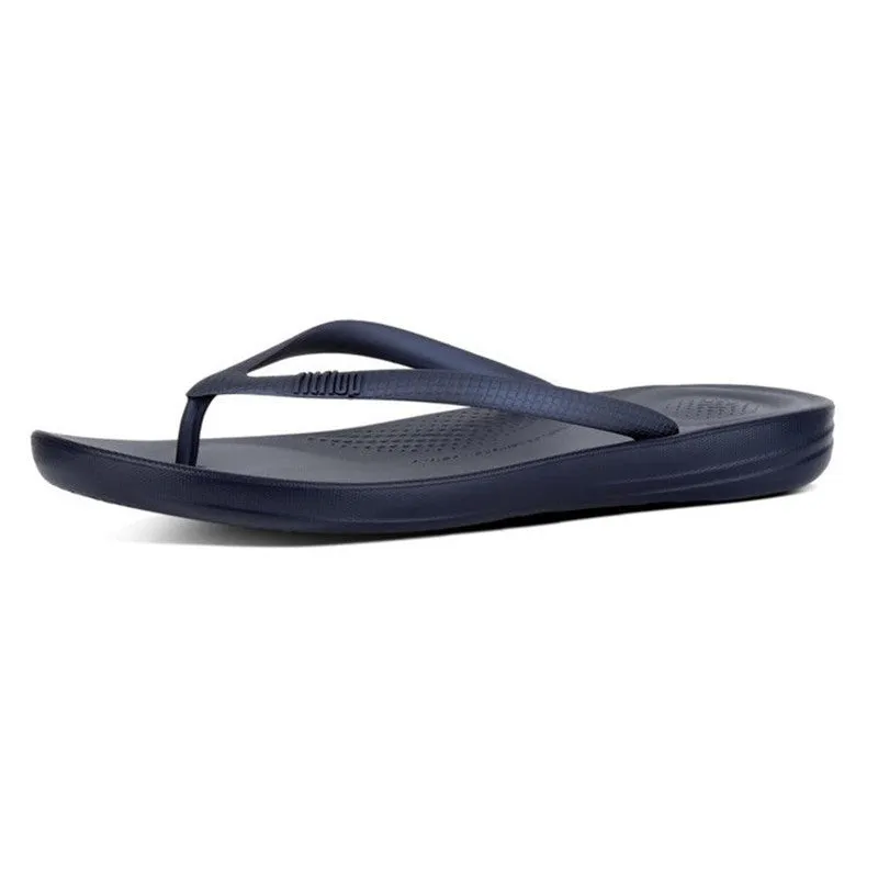 Fit Flop Iqushion Ergonomic Flip Flops - Midnight Navy