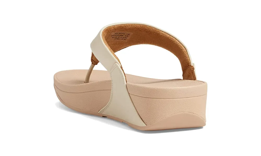 Fitflop - Lulu Leather Toe-Post Sandals Stone Beige