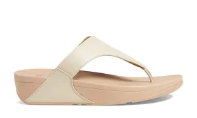 Fitflop - Lulu Leather Toe-Post Sandals Stone Beige