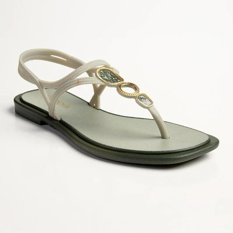 Grendha Talulla Ladies Thong Sandals - Green